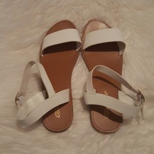 Womens white sandals